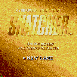 Snatcher (U) for segacd screenshot